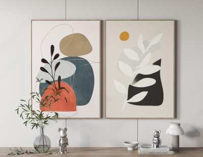 北欧装饰画3D模型下载